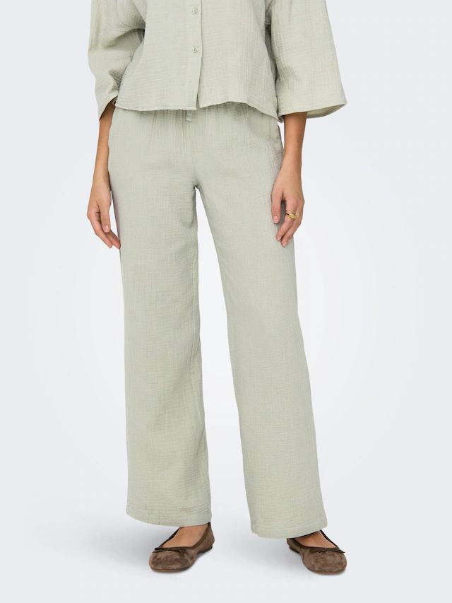 JDY Schlupfhose »JDYTHEIS LIFE WIDE PANT WVN NOOS« Baumwolle