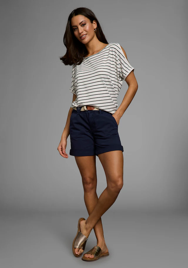 DELMAO Shorts in trendiger Turn-up Form