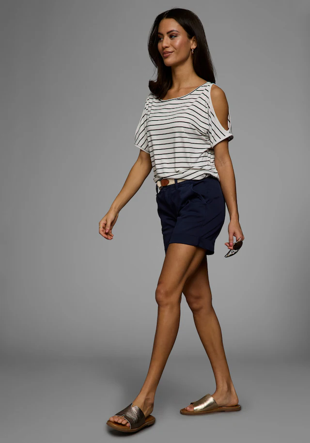 DELMAO Shorts in trendiger Turn-up Form