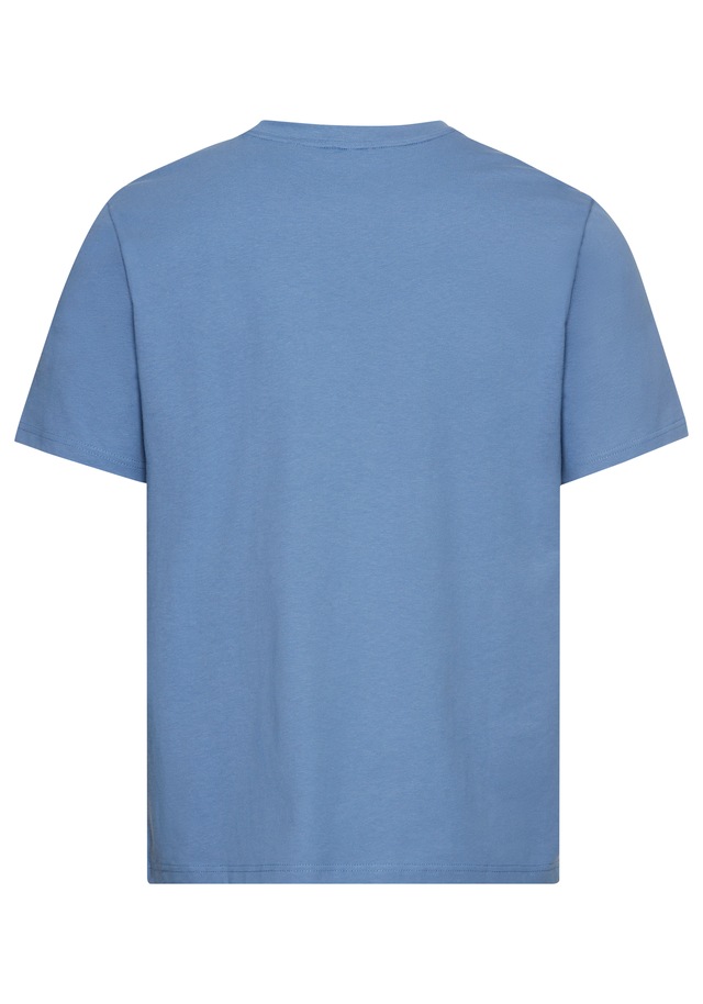 DELMAO T-Shirt mit dezentem Logo-Schriftzug im Club-Design
