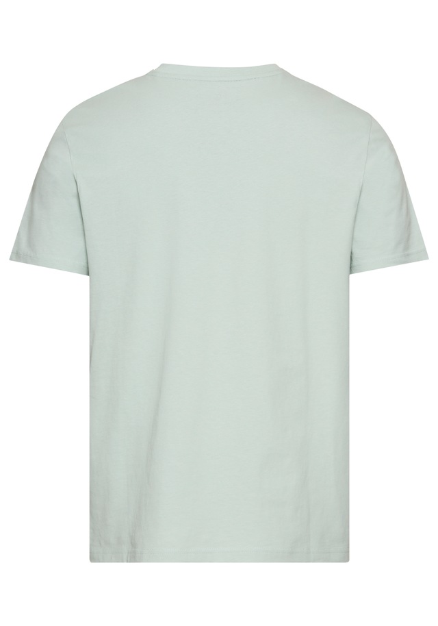 DELMAO T-Shirt mit dezentem Logo-Schriftzug im Club-Design