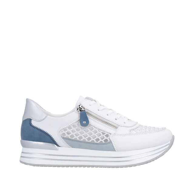 Remonte Plateausneaker , Freiezitschuh, Halbschuh, Schnürschuh, vegan, Kontrastbesatz