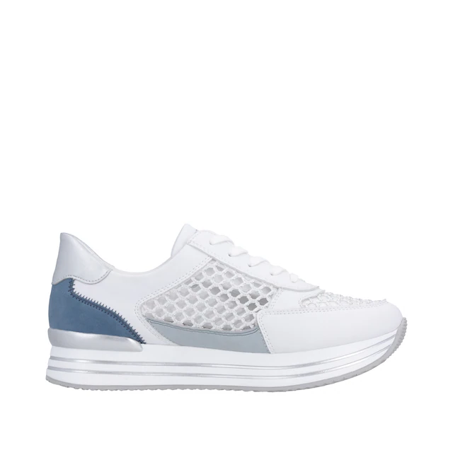Remonte Plateausneaker , Freiezitschuh, Halbschuh, Schnürschuh, vegan, Kontrastbesatz