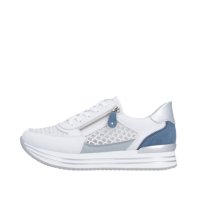 Remonte Plateausneaker , Freiezitschuh, Halbschuh, Schnürschuh, vegan, Kontrastbesatz