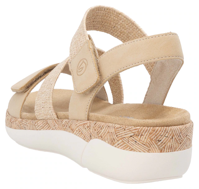 Remonte Keilsandalette Riemchensandale, Bequemschuh, Sommerschuh mit Soft-Fußbett