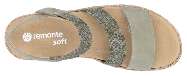 Remonte Keilsandalette Riemchensandale, Bequemschuh, Sommerschuh mit Soft-Fußbett