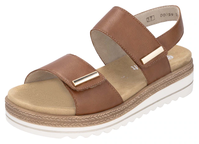 Remonte Keilsandalette Riemchensandale, Bequemschuh mit Schmuckelementen