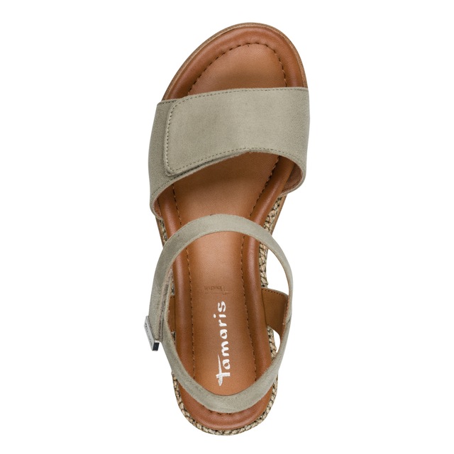 Tamaris Keilsandalette , Riemchensandale, Sommerschuh in veganer Verarbeitung