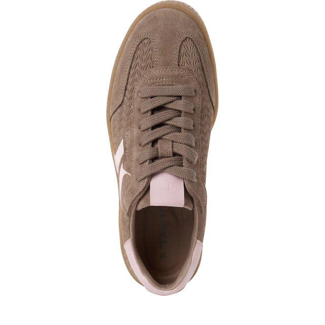Tamaris Plateausneaker Freizeitschuh, Halbschuh, Schnürschuh im Retro-Look