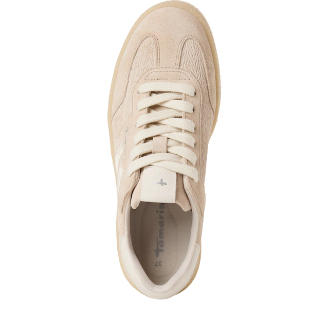 Tamaris Plateausneaker Freizeitschuh, Halbschuh, Schnürschuh im Retro-Look