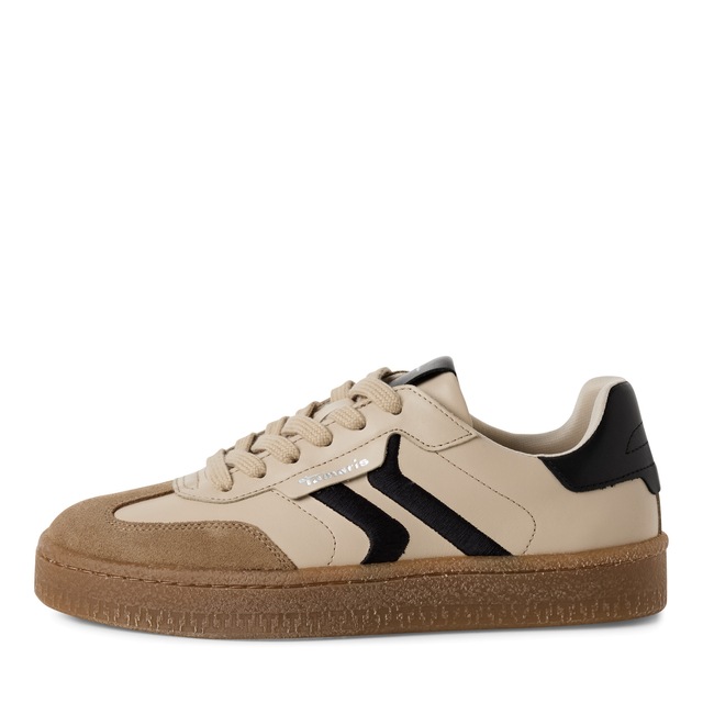 Tamaris Plateausneaker Freizeitschuh, Halbschuh, Schnürschuh im Retro-Look