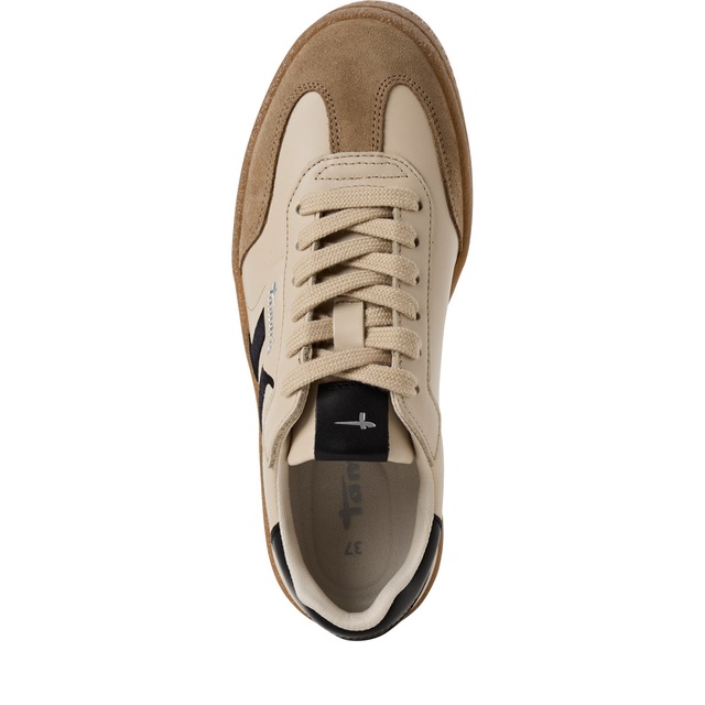 Tamaris Plateausneaker Freizeitschuh, Halbschuh, Schnürschuh im Retro-Look