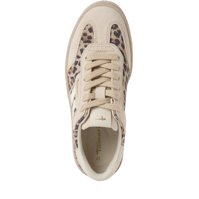 Tamaris Plateausneaker Freizeitschuh, Halbschuh, Schnürschuh im Retro-Look