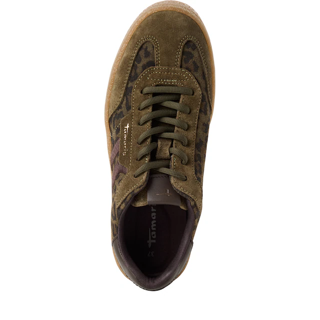 Tamaris Plateausneaker Freizeitschuh, Halbschuh, Schnürschuh im Retro-Look