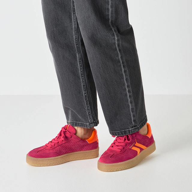 Tamaris Plateausneaker Freizeitschuh, Halbschuh, Schnürschuh im Retro-Look