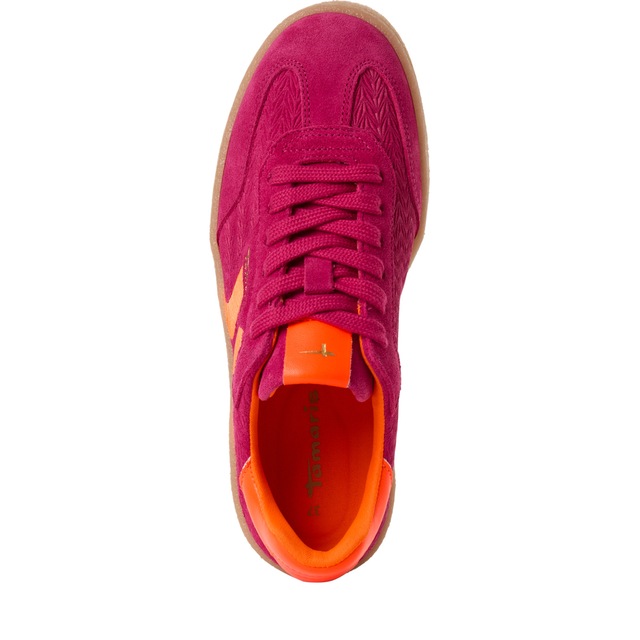 Tamaris Plateausneaker Freizeitschuh, Halbschuh, Schnürschuh im Retro-Look