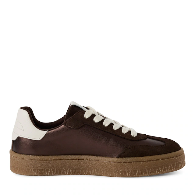Tamaris Plateausneaker Freizeitschuh, Halbschuh, Schnürschuh im Retro-Look