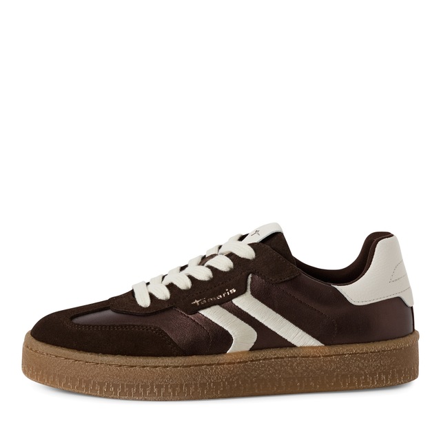 Tamaris Plateausneaker Freizeitschuh, Halbschuh, Schnürschuh im Retro-Look