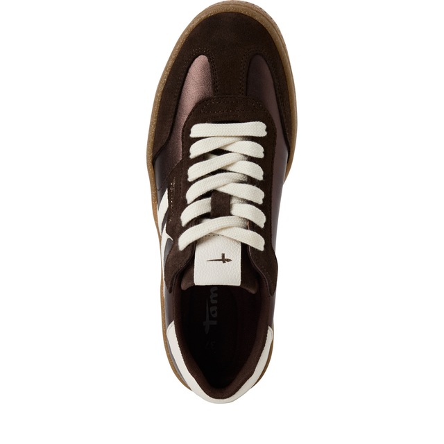 Tamaris Plateausneaker Freizeitschuh, Halbschuh, Schnürschuh im Retro-Look