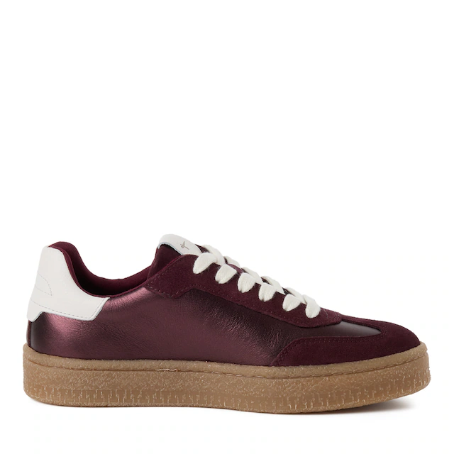 Tamaris Plateausneaker Freizeitschuh, Halbschuh, Schnürschuh im Retro-Look