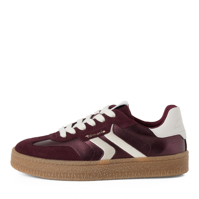 Tamaris Plateausneaker Freizeitschuh, Halbschuh, Schnürschuh im Retro-Look