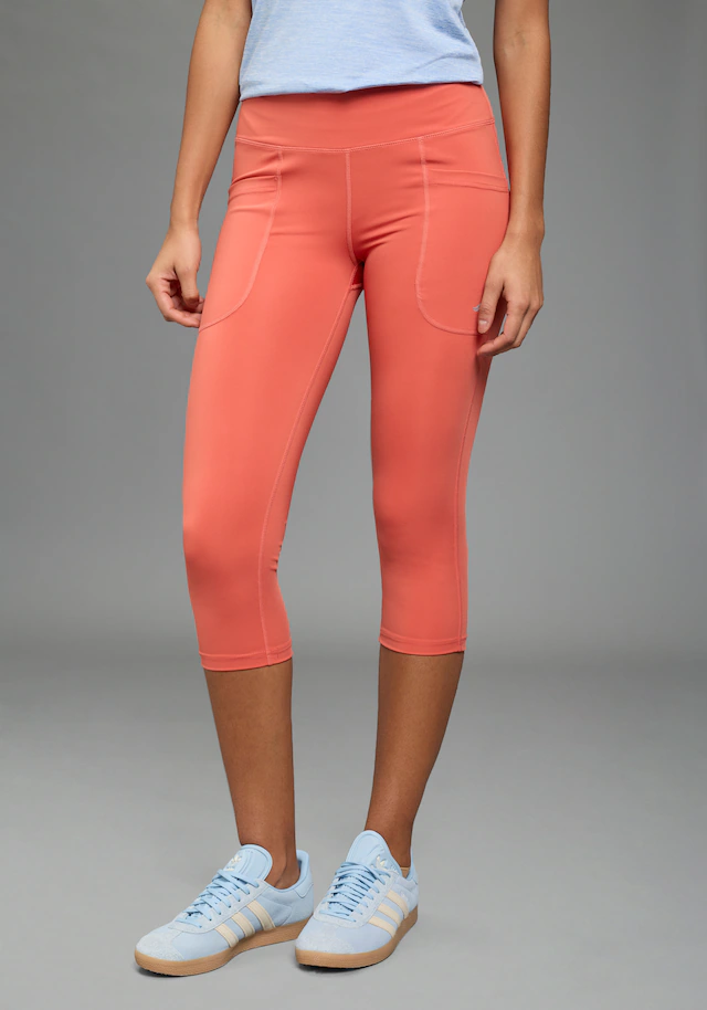 FAYN SPORTS Caprileggings mit Figur formenden Nähten und hohem Bund