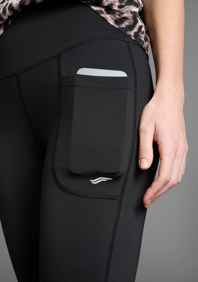 FAYN SPORTS Caprileggings mit Figur formenden Nähten und hohem Bund