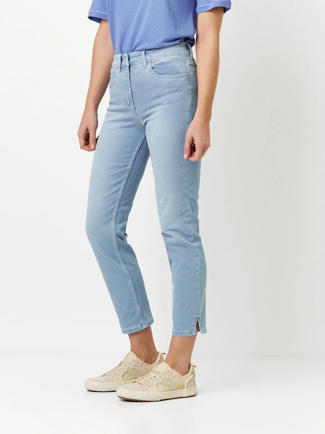 TONI 7/8-Jeans geschlitzt, mit Stretch