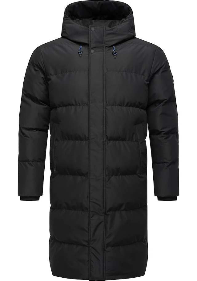 Ragwear Steppmantel »Nordwey« Wasserdichter Herren Wintermantel mit verstellbarer Kapuze