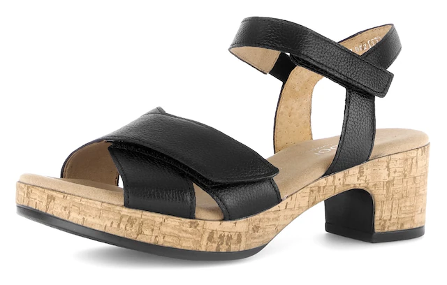 Gabor Sandalette »KRETA« , Blockabsatz, Sommerschuh, Sandale in Bequemweite G (= weit)