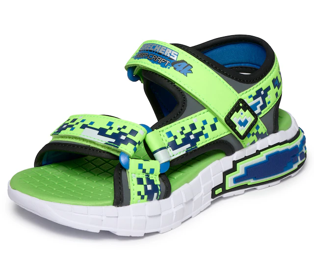 Skechers Sandale »MEGA-SPLASH 4K« Mega Craft Sandale mit Klettverschluss, Größenschablone zum Download
