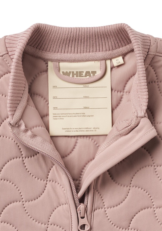 WHEAT Outdoorjacke »Loui« mit cooler Steppung und praktischen Daumenlöchern, hinten länger