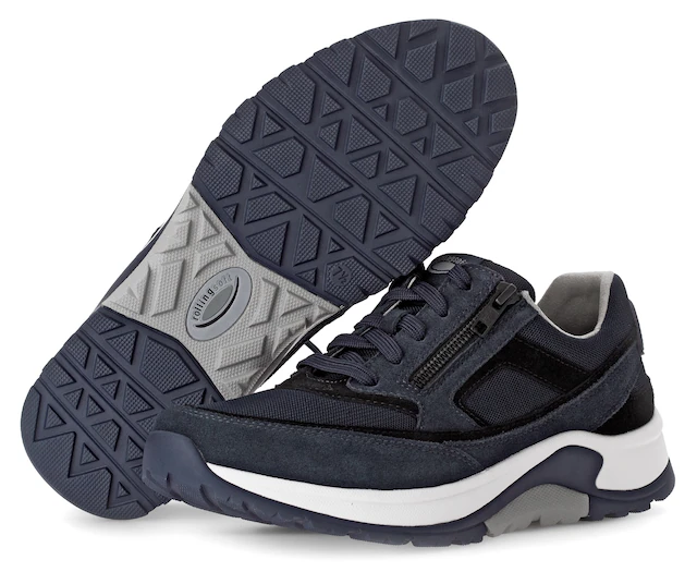 Gabor Keilsneaker , Schnürschuh, Halbschuh, Freizeitschuh, Außenreißverschluss, G-Weite