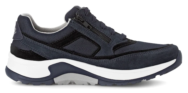 Gabor Keilsneaker , Schnürschuh, Halbschuh, Freizeitschuh, Außenreißverschluss, G-Weite