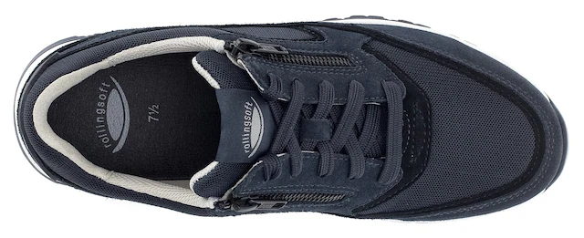 Gabor Keilsneaker , Schnürschuh, Halbschuh, Freizeitschuh, Außenreißverschluss, G-Weite