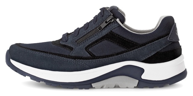 Gabor Keilsneaker , Schnürschuh, Halbschuh, Freizeitschuh, Außenreißverschluss, G-Weite