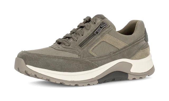 Gabor Keilsneaker , Schnürschuh, Halbschuh, Freizeitschuh, Außenreißverschluss, G-Weite