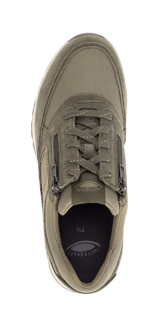 Gabor Keilsneaker , Schnürschuh, Halbschuh, Freizeitschuh, Außenreißverschluss, G-Weite