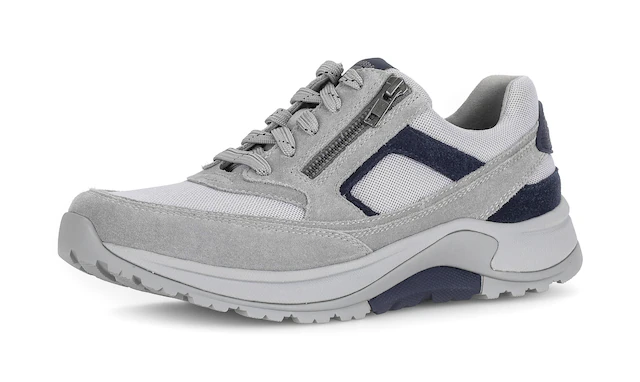 Gabor Keilsneaker , Schnürschuh, Halbschuh, Freizeitschuh, Außenreißverschluss, G-Weite