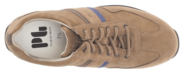 Pius Gabor Sneaker , Freizeitschuh, Halbschuh, Schnürschuh mit Logo, Weite G (=weit)