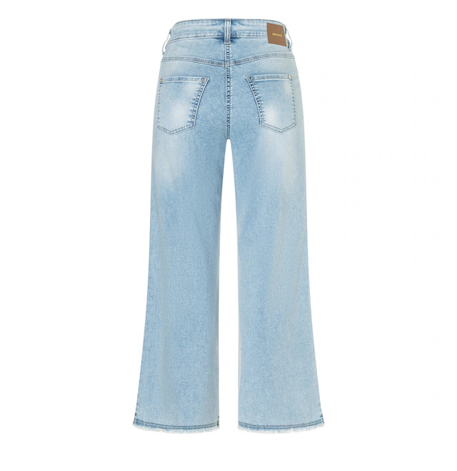 MAC Weite Jeans »DREAM WIDE« mit Fransen am Saum