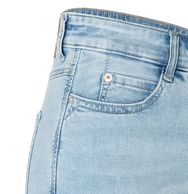 MAC Weite Jeans »DREAM WIDE« mit Fransen am Saum