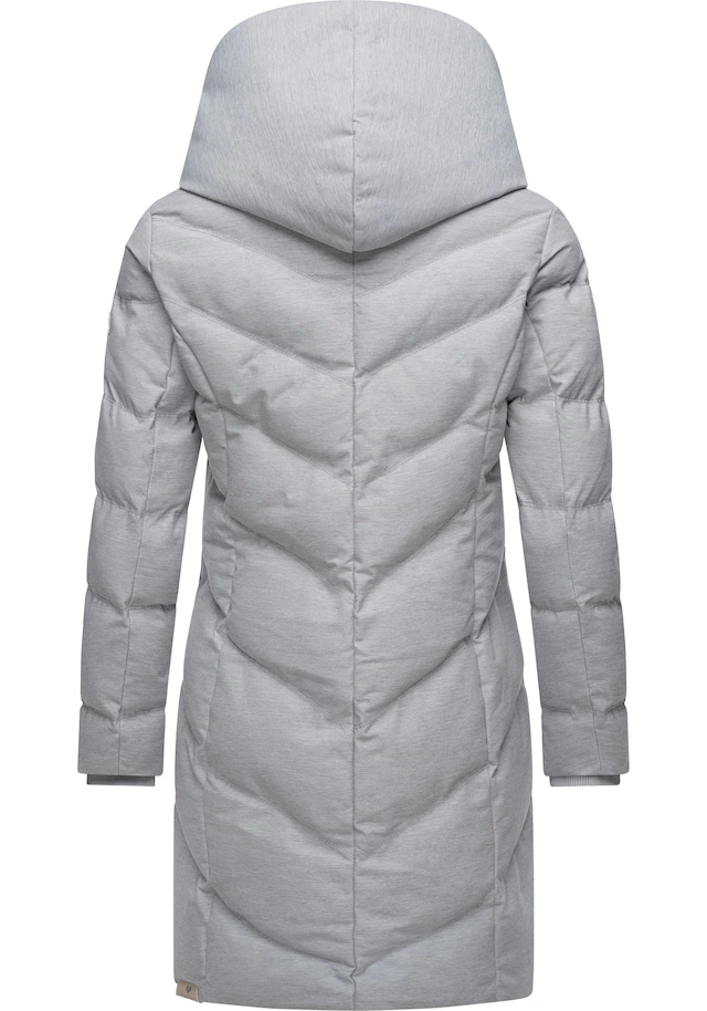 Ragwear Steppmantel »Natalka Cosy« wasserdichter Mantel mit flauschigem Kunstfell-Kragen