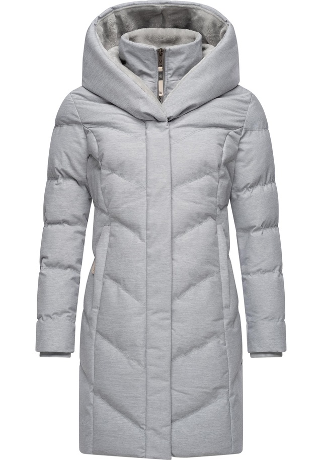 Ragwear Steppmantel »Natalka Cosy« wasserdichter Mantel mit flauschigem Kunstfell-Kragen