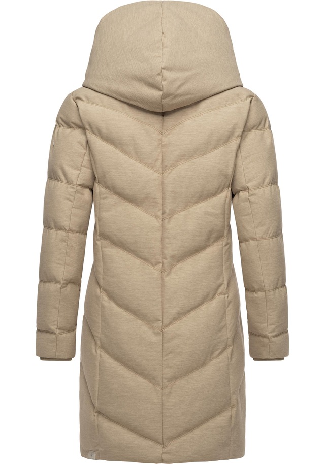 Ragwear Steppmantel »Natalka Cosy« wasserdichter Mantel mit flauschigem Kunstfell-Kragen