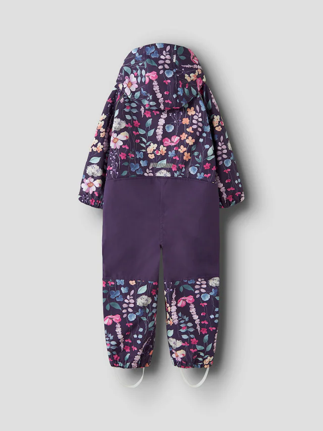 Name It Softshelloverall »NMFALFA08 SOFTSHELL SUIT AOP 1FO NOOS« mit verstellbarer und abnehmbarer Fußschlaufe