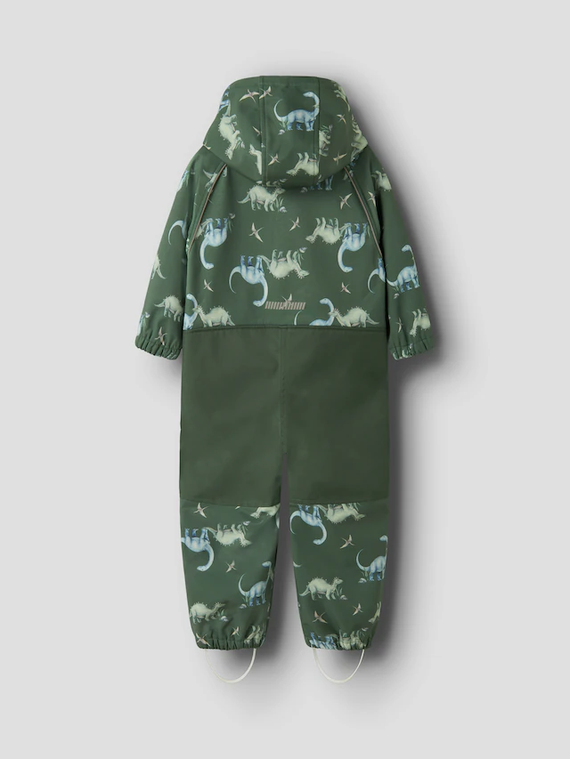 Name It »NMMALFA08 SOFTSHELL SUIT AOP 1FO NOOS« mit dekorativen und reflektierenden Details