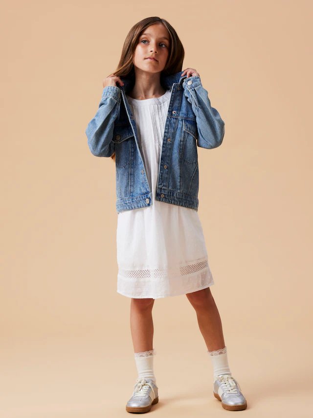 Name It Jeansjacke »NKFMILA DNM JACKET 8510-ZA NOOS« ohne Kapuze in leicht verkürzter, klassischer Form