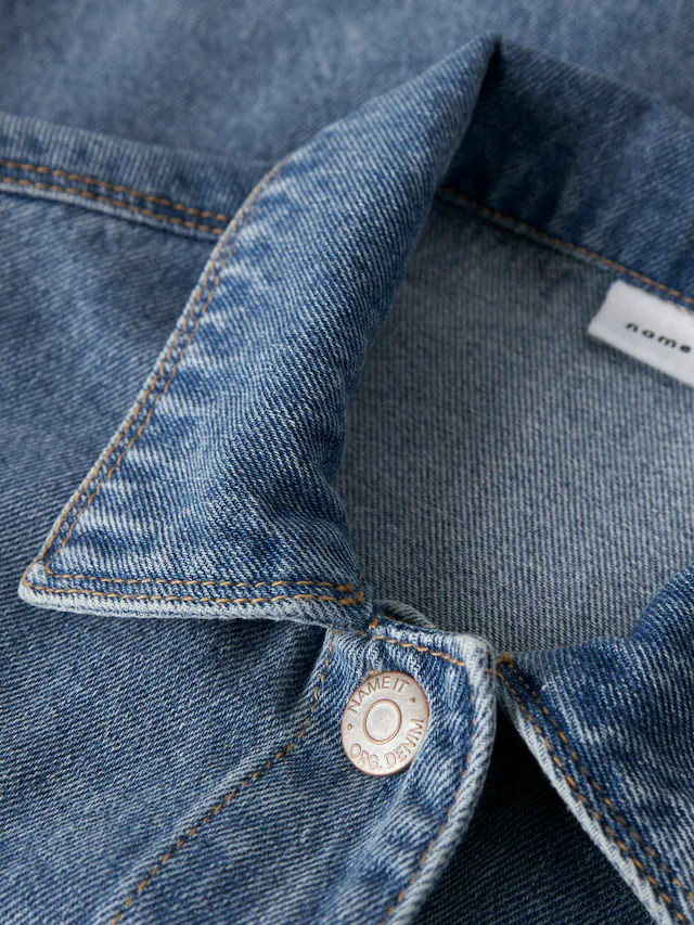 Name It Jeansjacke »NKFMILA DNM JACKET 8510-ZA NOOS« ohne Kapuze in leicht verkürzter, klassischer Form