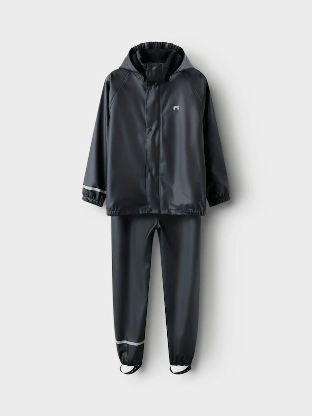 Name It Regenmantel »NKNDRY10 Regenjacke und Hose im Set« Set, 2 Stk. Keine Latzhose! Unifarben, casual, regular fit, Kunstfaser, Web